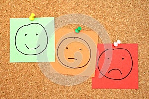 Pinboard smileys