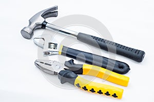 Pincer pliers claw hammer and wrench