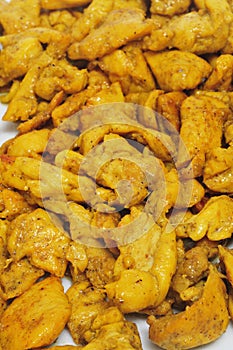 Pinchitos meat, typical of Spain