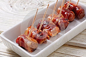 pinchos Bacon wrapped dates pintxos tapas