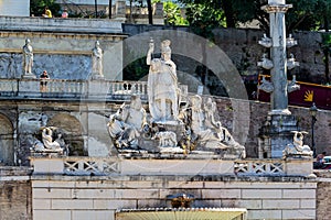 Pincio fountain in Rome, Italy