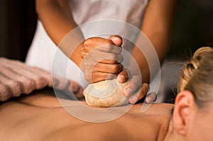 Pinda ayurvedic massage at spa