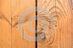 Pine boards with knots as a natural background.
