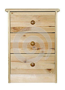 Pine chest of drawers