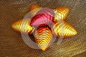 Pine Cone Christmas Ornaments