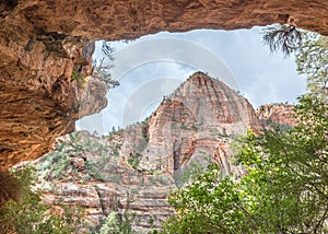 Pine Creek Gorge, Canyon Overlook Trail, Zion National Park, UT