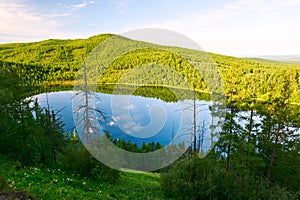 The pine trees and heavenly pool