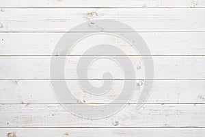 Pine wood plank texture painted with white color in horizontal rows