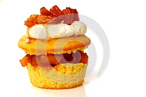 Pineapple and Amaretto cupcake