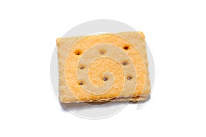 Pineapple biscuit isolated