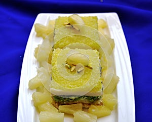 Pineapple Burfi