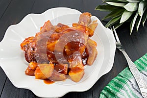 Pineapple chicken thigs