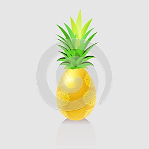 Pineapple egg, Easter Egg, Fancy Party Decoration