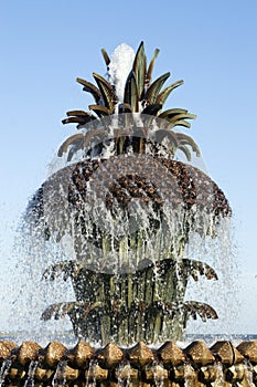 Pineapple Fountain in Charleston, SC