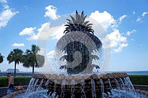 Pineapple Fountain Charleston South Carolina's Waterfront Park