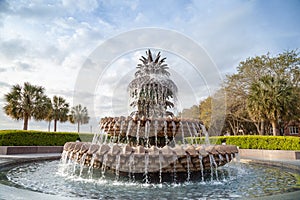 Pineapple Fountain in Waterfront Park, Charleston, SC