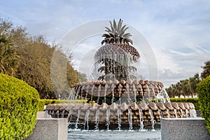 Pineapple Fountain in Waterfront Park, Charleston, SC