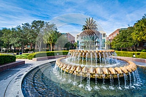 The Pineapple Fountain, at the Waterfront Park in Charleston, South Carolina