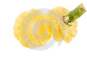 Pineapple fruit isolated on white