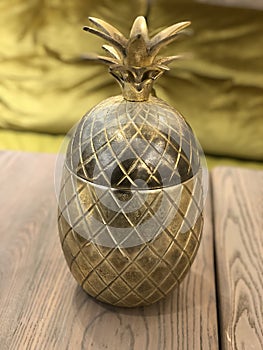 Pineapple gold aesthetic