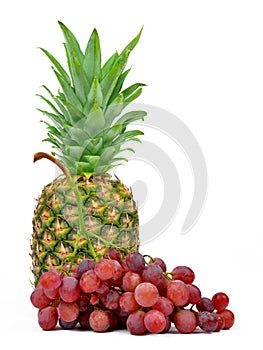 Pineapple and grape wine