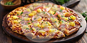 Pineapple Ham Pizza