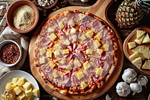 Pineapple Ham Pizza