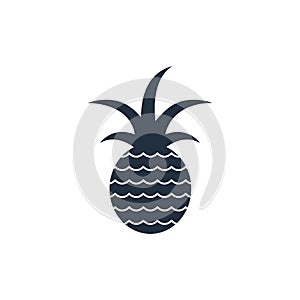 Pineapple icon,Fruit icon,Vector and Illustration