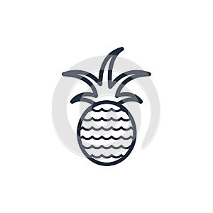 Pineapple icon,Fruit icon,Vector and Illustration