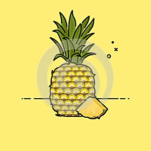 Pineapple illustration