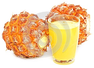 Pineapple with juice
