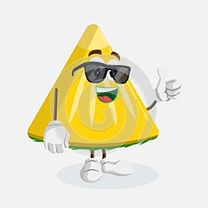Pineapple Logo mascot thumb pose