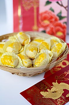 Pineapple tart symbol of prosperity