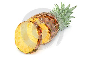 Pineapple tropical fruit closeup