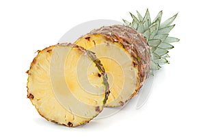 Pineapple tropical fruit closeup