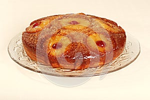 Pineapple upside down cake