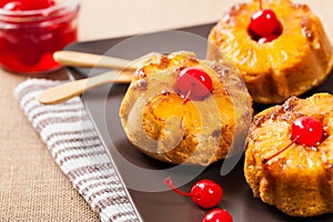 Pineapple Upside Down Muffins