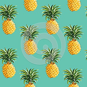 Pineapples background