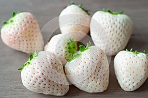 Pineberry looks like a white strawberry