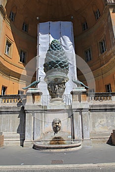The Pinecone, the centerpiece of Cortile della Pigna photo