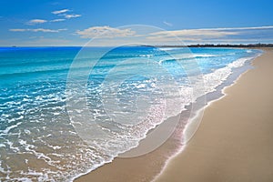 Pinedo beach in Valencia Spain Mediterranean photo