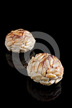 Pinenut panellets. Catalan cuisine