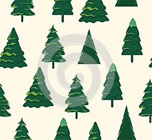 pines trees pattern