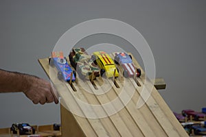 Pinewood Derby Cars Race Ready