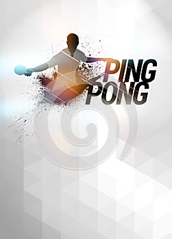 Ping pong background