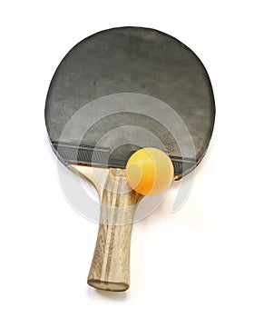 Ping Pong paddle and ball