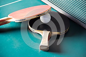 Ping pong paddles photo