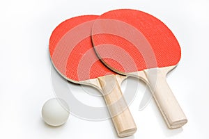 Ping Pong Paddles and Ball