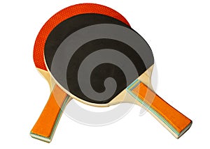 Ping pong rackets. Table tennis. Ping pong equipment