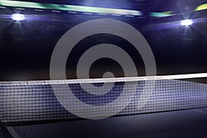 Ping pong table tennis background 3d render